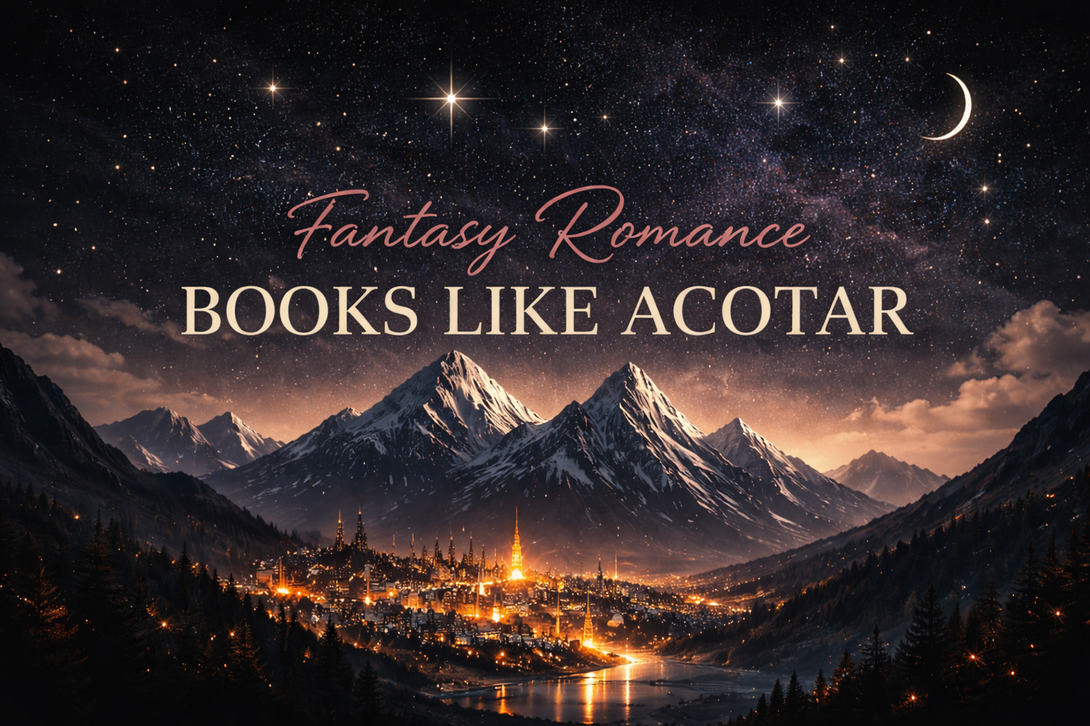 fantasy romance books like acotar