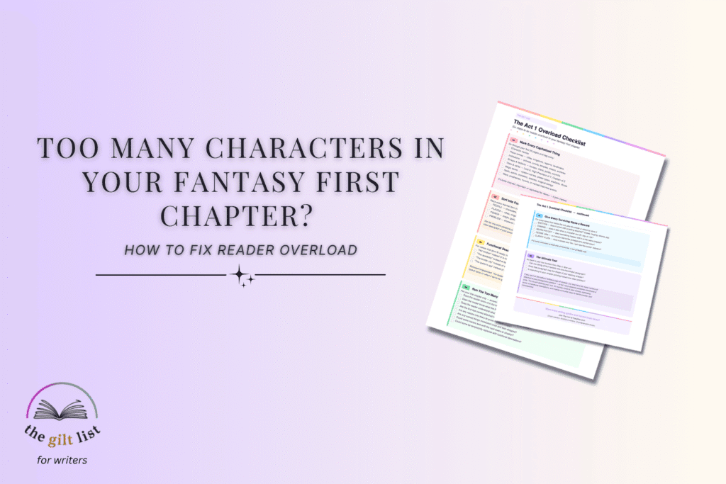 Too Many Characters in Your Fantasy First Chapter?