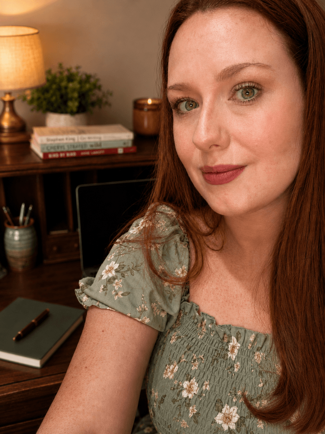 Melissa from The Gilt List reading