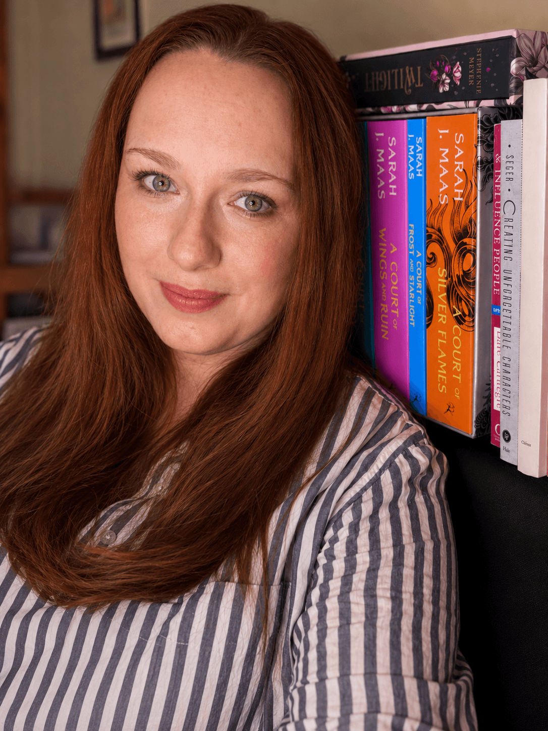 The Gilt List editor with fantasy and romantasy books