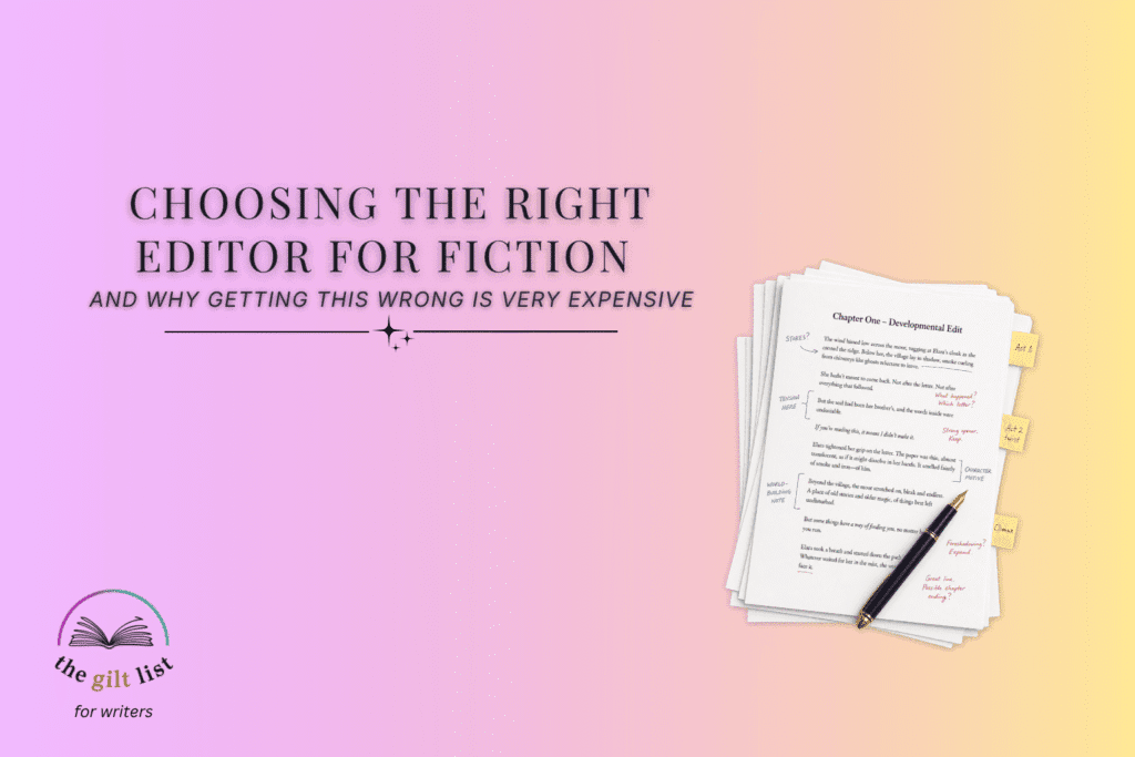 choosing the right editor for fiction