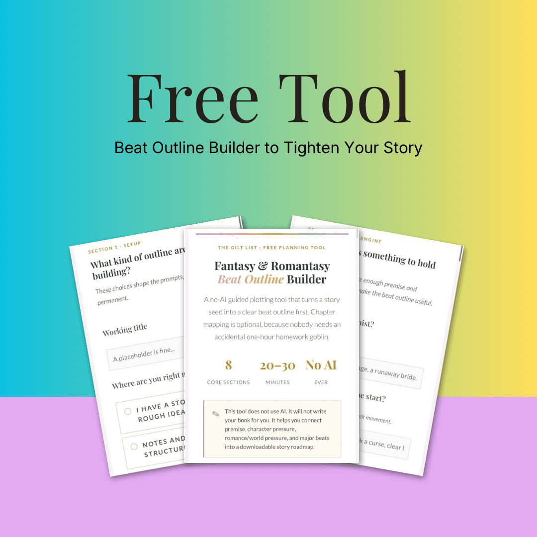 The Novel Outline Tool for fantasy and romantasy writers