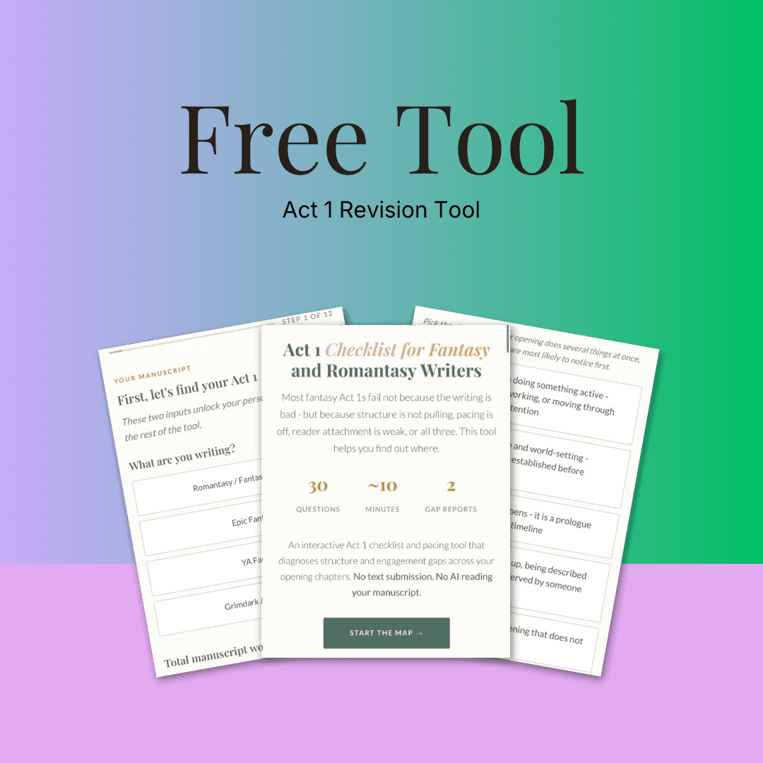 The Act 1 Revision Tool for fantasy writers