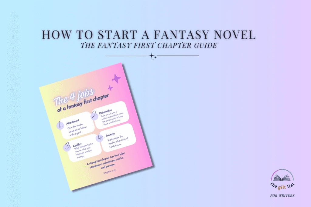 how to start a fantasy novel
