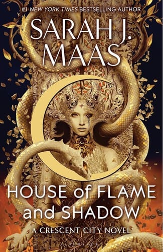 House of Flame and Shadow by Sarah J. Maas book cover