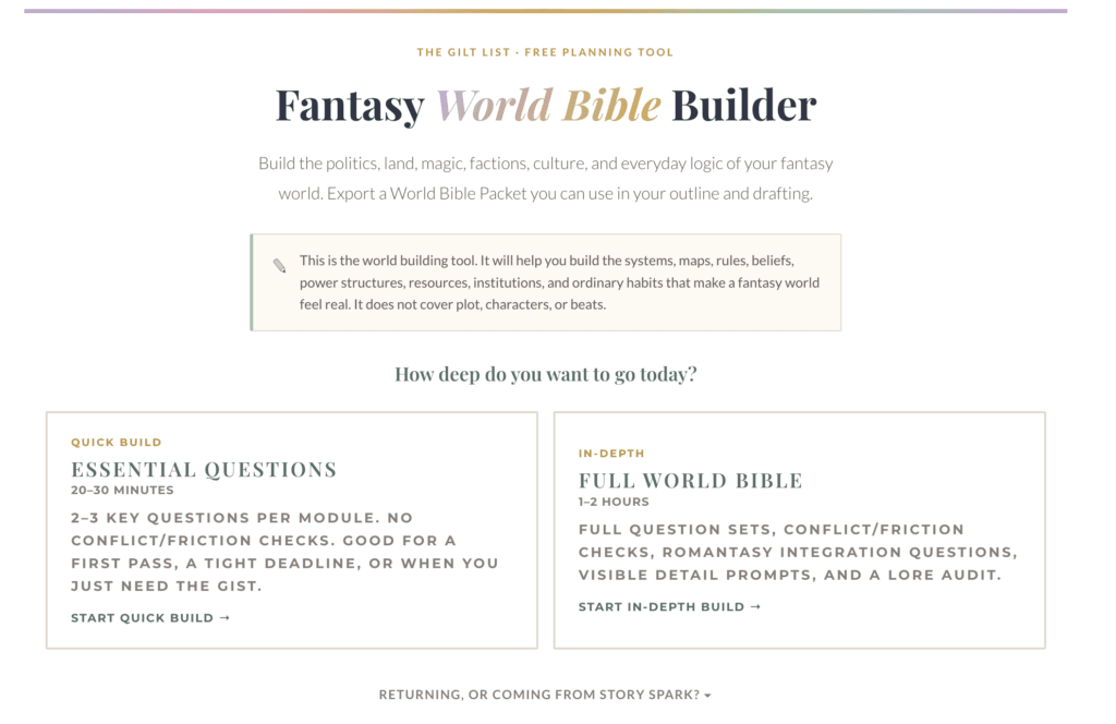 worldbuilding generator tool
