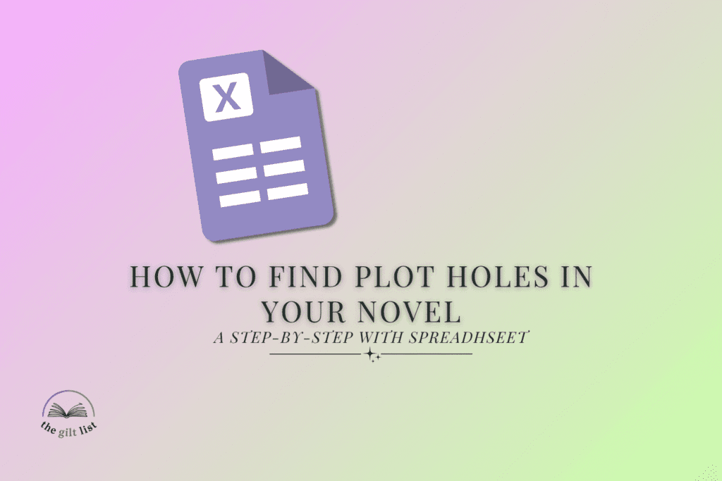 how to find plot holes in your novel guide